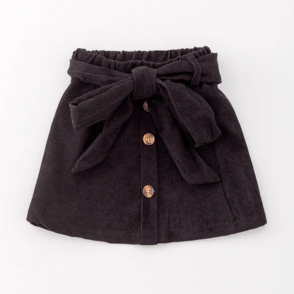 Black Corduroy Skirt