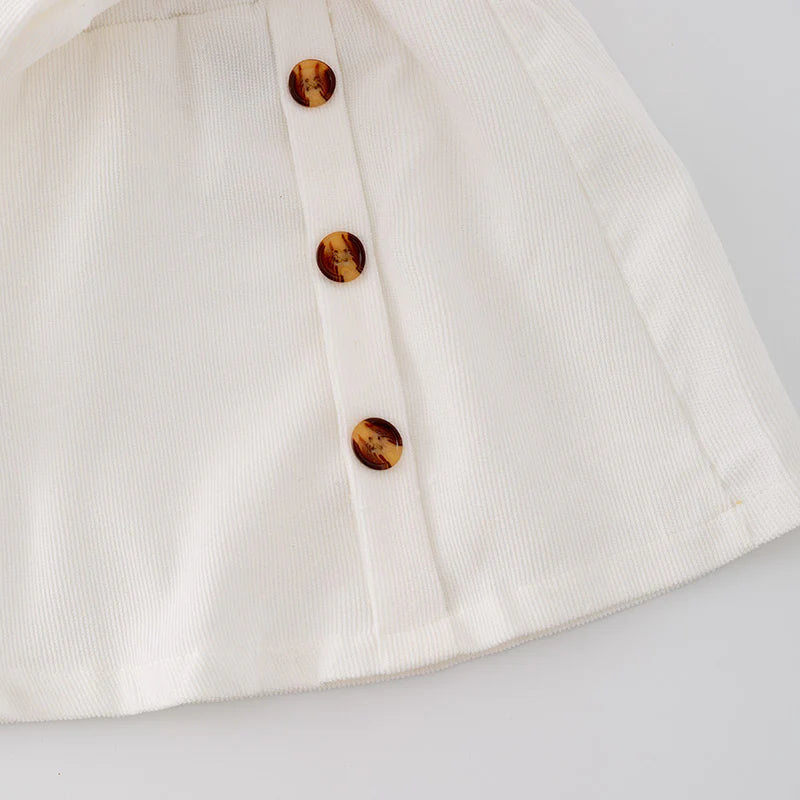 White Corduroy Skirt