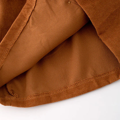 Brown Corduroy Skirt