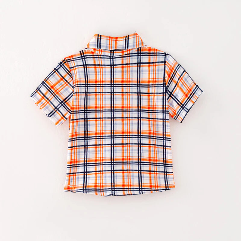 Boys Fall Plaid Shirt