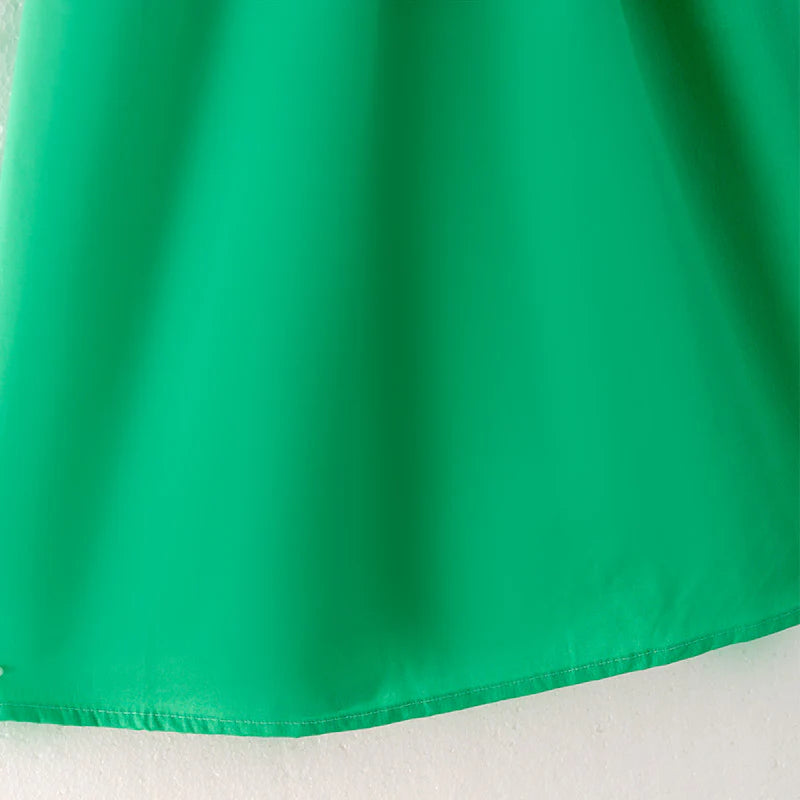 Green Smock Christmas Dress