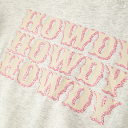 Pink Sequin Howdy Shirt