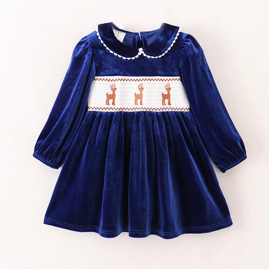 Velvet Reindeer Dress