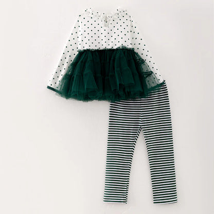 Santa Tutu Tunic + Pant Set