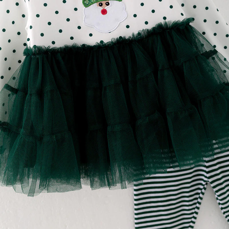 Santa Tutu Tunic + Pant Set