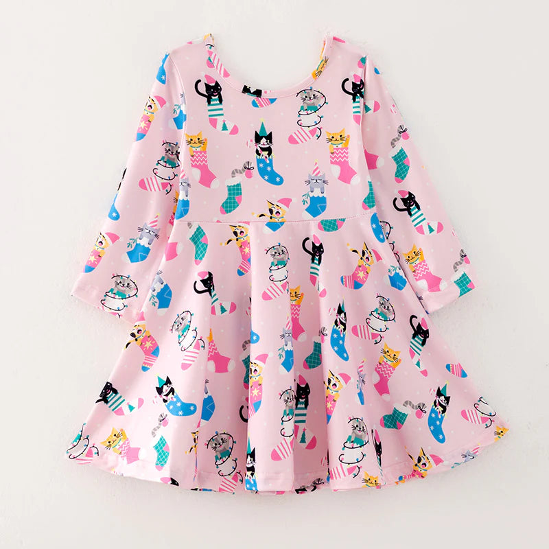 Christmas Kitties Dress