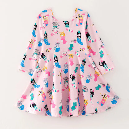 Christmas Kitties Dress