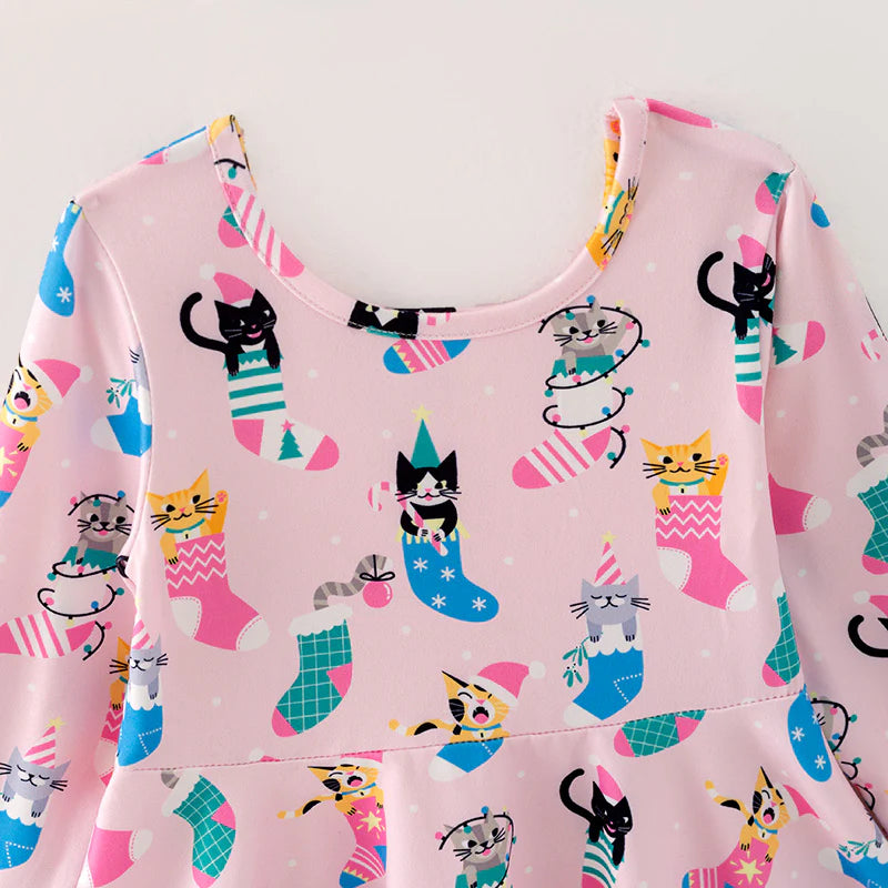 Christmas Kitties Dress