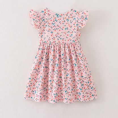 Embroidered Peaches Dress