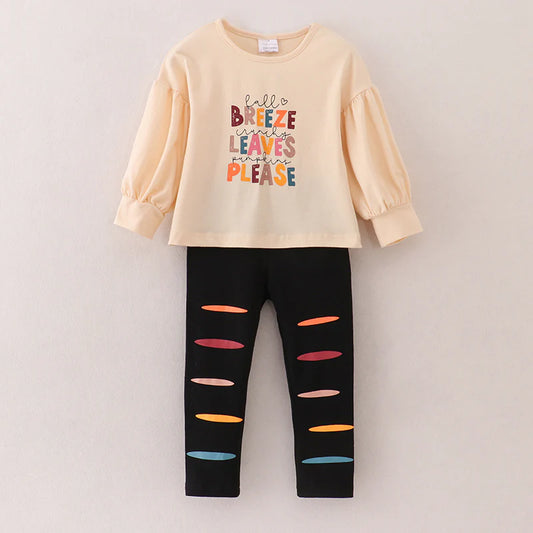 Fall Leaves Pant Set