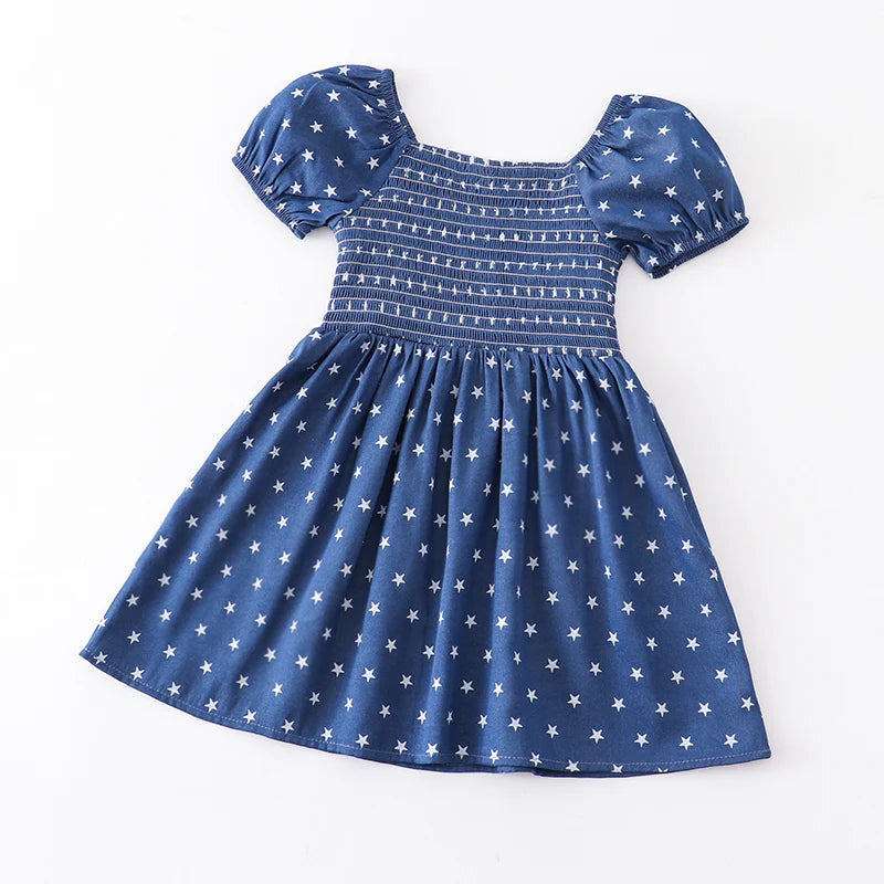 Navy Blue Star Dress