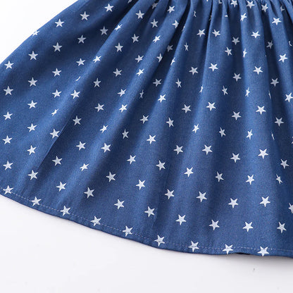 Navy Blue Star Dress