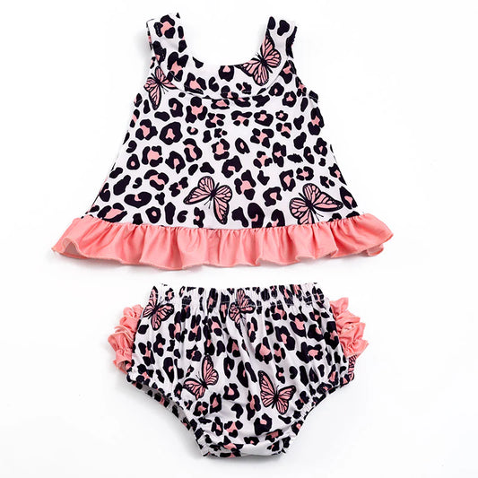 Leopard Butterfly Shortie Set