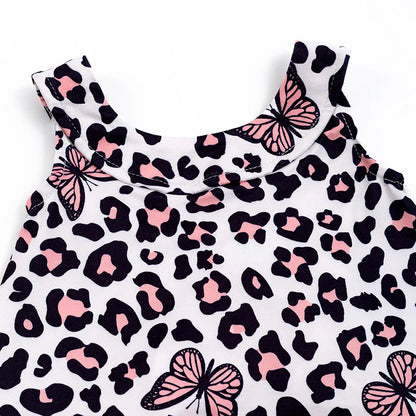 Leopard Butterfly Shortie Set