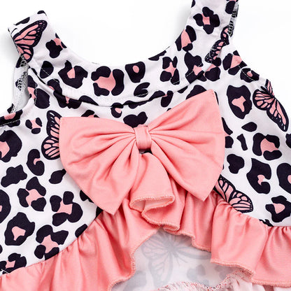 Leopard Butterfly Shortie Set