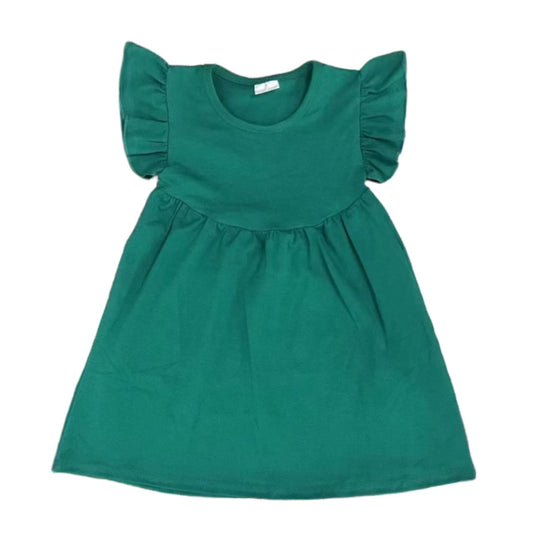 NYBB | Flutter Sleeve Dress | Emerald Green